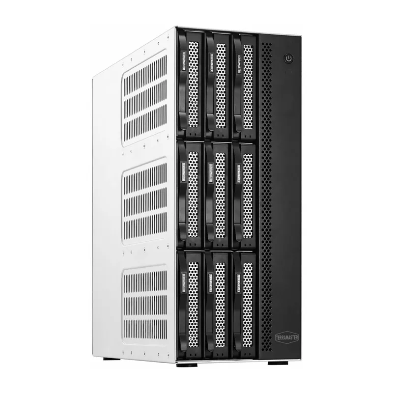TERRAMASTER T9-500 Pro NAS File Server: Intel Core i7-1255U, 16GB RAM, 9 bays